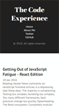 Mobile Screenshot of code-experience.com